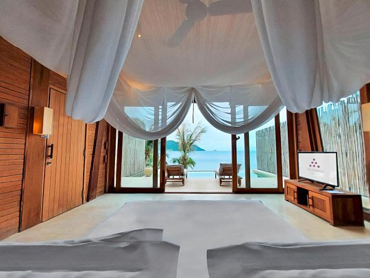 Six Senses Con Dao - Wohnbeispiel Ocean View 2 Bedroom Family Pool Villa (Zimmercodierung VI1)