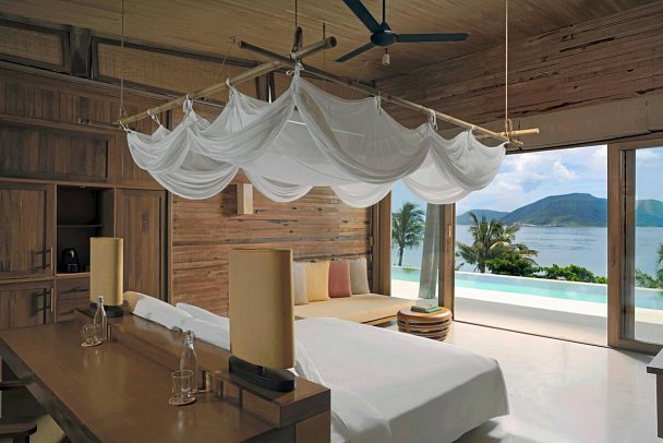Six Senses Con Dao - Wohnbeispiel 3 BR Ocean View Pool Villa (Zimmercodierungen V3R & VB4)