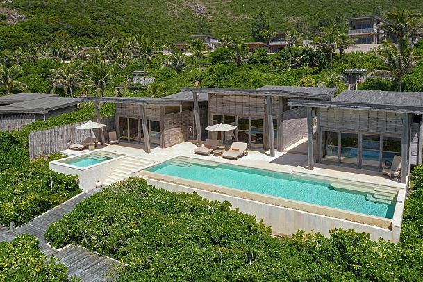 Six Senses Con Dao - Wohnbeispiel Beachfront 3BR Pool Villa (Zimmercodierung VB3)