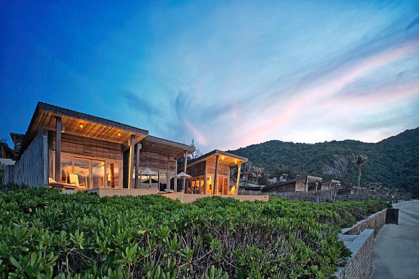 Six Senses Con Dao - Wohnbeispiel Beachfront 3BR Pool Villa (Zimmercodierung VB3)