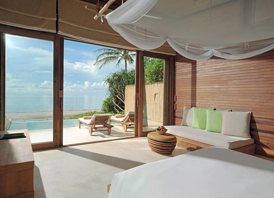 Six Senses Con Dao - Wohnbeispiel Beachfront Deluxe Pool Villa (Zimmercodierung VDO)