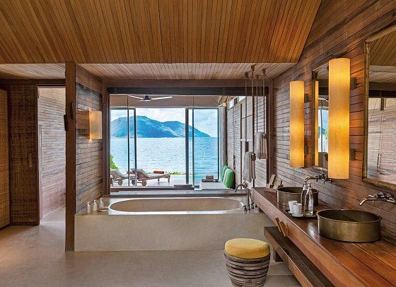 Six Senses Con Dao - Wohnbeispiel Beachfront Deluxe Pool Villa (Zimmercodierung VDO)