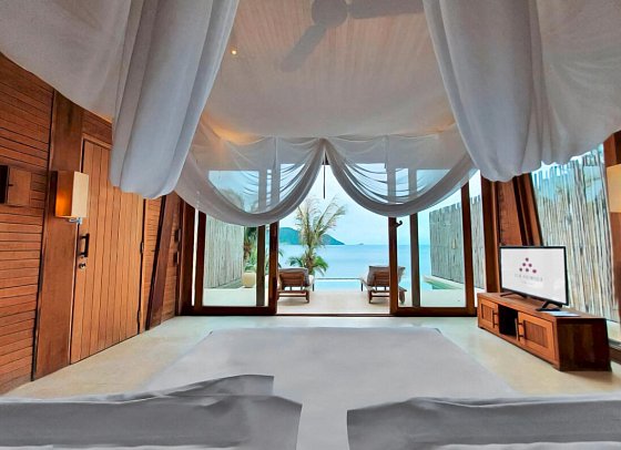 Six Senses Con Dao - Wohnbeispiel Ocean View 2 Bedroom Family Pool Villa (Zimmercodierung VI1)