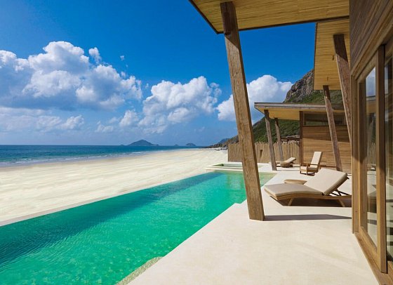 Six Senses Con Dao - Wohnbeispiel 2 BR Beach Front Pool Villa (Zimmercodierungen V2R & VB3)