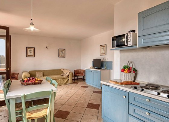 Golf Residence - Wohnbeispiel Appartement 2 Schlafzimmer (Zimmercodierung OB2)