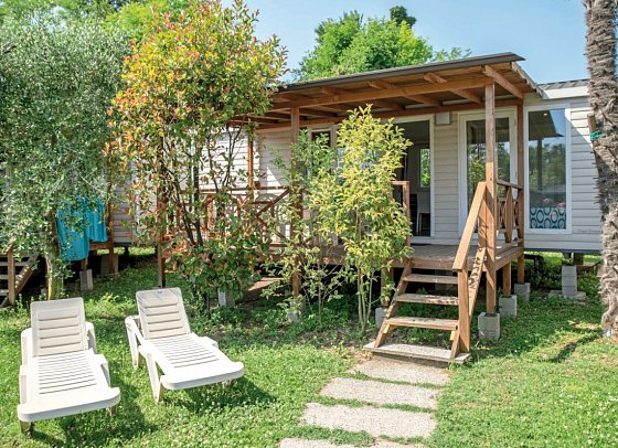 Camping Baia Verde - Wohnbeispiel Mobilheim Suite Deluxe (Zimmercodierung CD1)