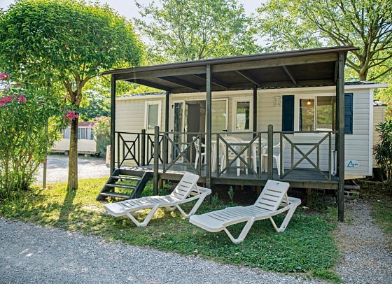 Camping Baia Verde - Wohnbeispiel Mobilheim Charme (Zimmercodierung CB1)