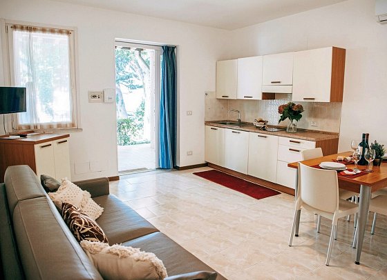 Camping Wien - Wohnbeispiel Appartement (Zimmercodierungen AB1 & OB1)