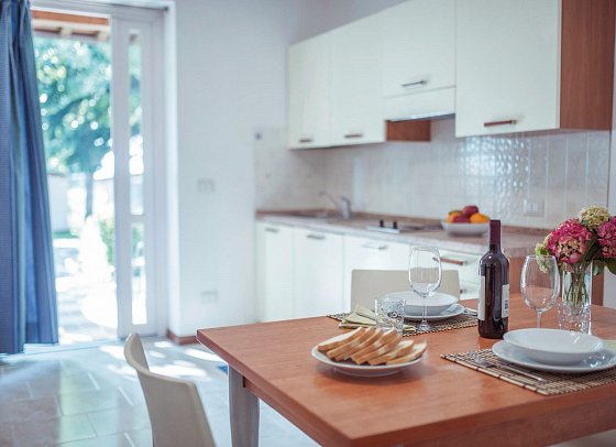 Camping Wien - Wohnbeispiel Appartement mit 1 Schlafzimmer (Zimmercodierung AB1)