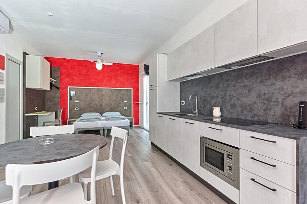 Casa Gagliardi - Wohnbeispiel Juniorsuite Seeblick (Zimmercodierung J1I)
