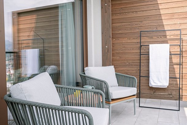 A-ROSA Gardasee - Wohnbeispiel Doppelzimmer Superior Seeblick (Zimmercodierungen D1I, D2I & D3I)