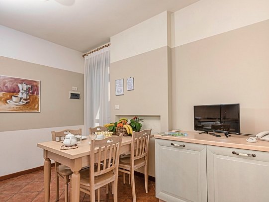 Residence Eden - Wohnbeispiel Appartement 1 Schlafzimmer (Zimmercodierung AB2)