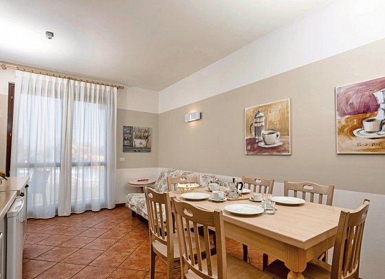 Residence Eden - Wohnbeispiel Appartement 2 Schlafzimmer (Zimmercodierung OB1)