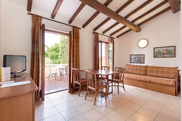 Poiano Garda Resort - Poiano Apartments - Wohnbeispiel Appartement 1 Schlafzimmer (Zimmercodierung AB1)