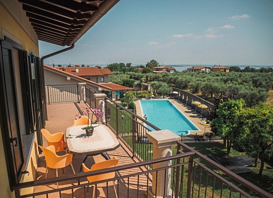 Hotel Splendid Sole - Blick vom Balkon