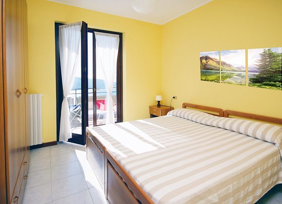 Residence La Rotonda - Wohnbeispiel Appartement 1 Schlafzimmer Seeblick (Zimmercodierung A1I)