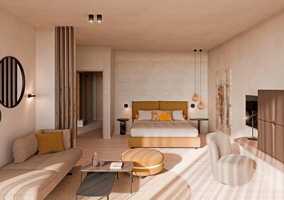 Stroblhof Lake Garda - Wohnbeispiel Familiensuite Lago (Zimmercodierung WB1)