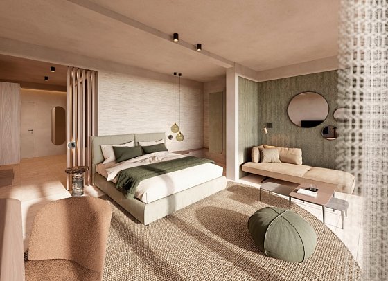 Stroblhof Lake Garda - Wohnbeispiel Juniorsuite Lago (Zimmercodierung JB1)