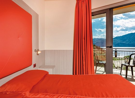 Hotel Sole Malcesine - Wohnbeispiel Doppelzimmer Seeblick (Zimmercodierung DBI)