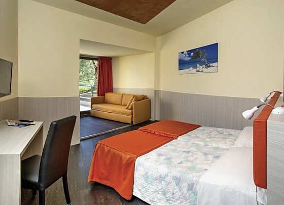 Hotel Sole Malcesine - Wohnbeispiel Familienzimmer (Zimmercodierung FB1)