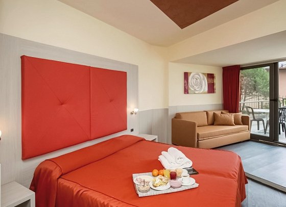 Hotel Sole Malcesine - Wohnbeispiel Familienzimmer (Zimmercodierung FB1)