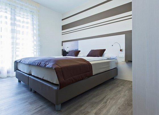 San Carlo Hotel Garni - Wohnbeispiel Doppelzimmer Komfort (Zimmercodierung DF1)