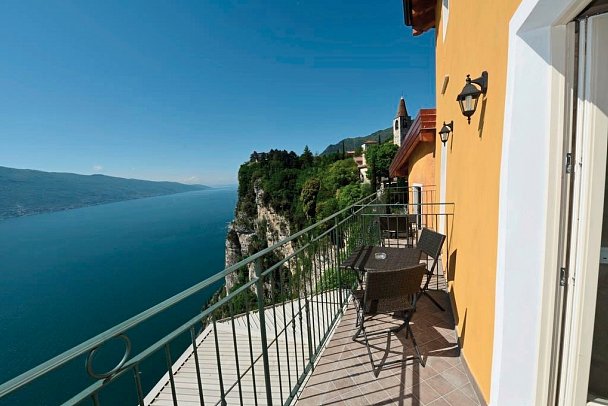 Miralago - Balkon mit Blick auf den See