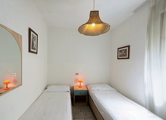 Residence Oasi - Wohnbeispiel Appartement 1 Schlafzimmer (Zimmercodierungen AB1 & AB2)