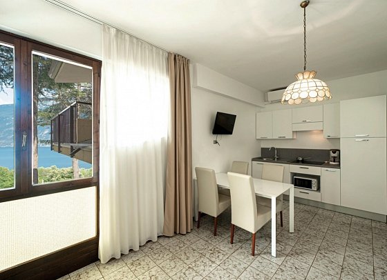 Residence Oasi - Wohnbeispiel Appartement 1 Schlafzimmer (Zimmercodierungen AB1 & AB2)