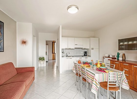 Residence Onda Blu - Wohnbeispiel Appartement (Zimmercodierungen AB1 & OB1)