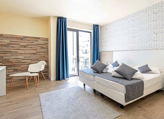 Arco Smart Hotel - Wohnbeispiel Doppelzimmer Superior (Zimmercodierungen DS1, DB8 & FB8)