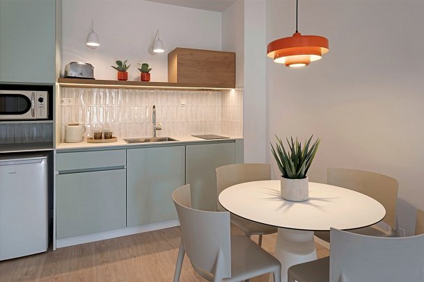 Sol Sancti Petri Apartamentos - Wohnbeispiel Suite mit Küche (Zimmercodierung WB1)