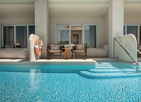 DAIA Slow Beach Hotel Conil - Wohnbeispiel Doppelzimmer Swim-out (Zimmercodierung DBQ)