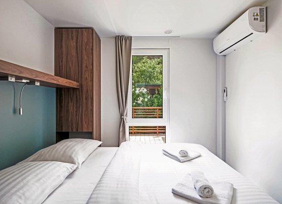 Zaton Holiday Resort Mobilheime - Wohnbeispiel Deluxe Family Drei-Zimmer-Camping Home 4+1 (Zimmercodierung CB2)