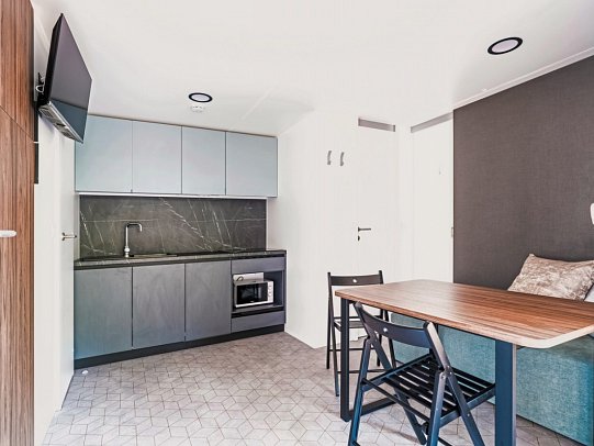 Zaton Holiday Resort Mobilheime - Wohnbeispiel Deluxe Family Drei-Zimmer-Camping Home 4+1 (Zimmercodierung CB2)