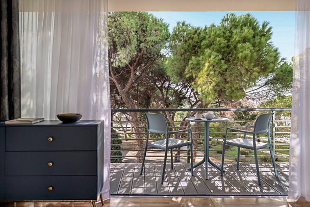 Falkensteiner Hotel Adriana - Beispiel Balkon Doppelzimmer Superior (Zimmercodierung DS1)