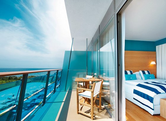 Falkensteiner Hotel & Spa Iadera - Wohnbeispiel Doppelzimmer Deluxe Meerblick (Zimmercodierung DDM)