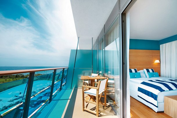 Falkensteiner Hotel & Spa Iadera - Wohnbeispiel Doppelzimmer Deluxe Meerblick (Zimmercodierung DDM)