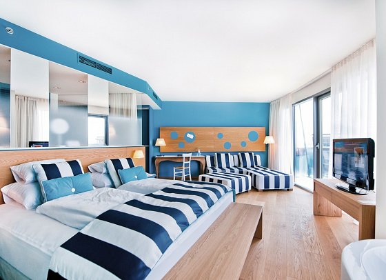 Falkensteiner Hotel & Spa Iadera - Wohnbeispiel Juniorsuite Landblick (Zimmercodierung JBL)