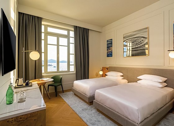 Hyatt Regency Zadar - Wohnbeispiel Doppelzimmer Meerblick (Zimmercodierung D1M)