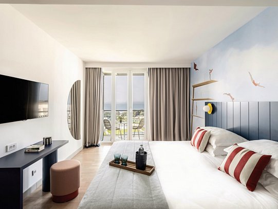 Falkensteiner Family Hotel Diadora - Wohnbeispiel Suite Diadora Exklusiv Meerseite (Zimmercodierung WT1)