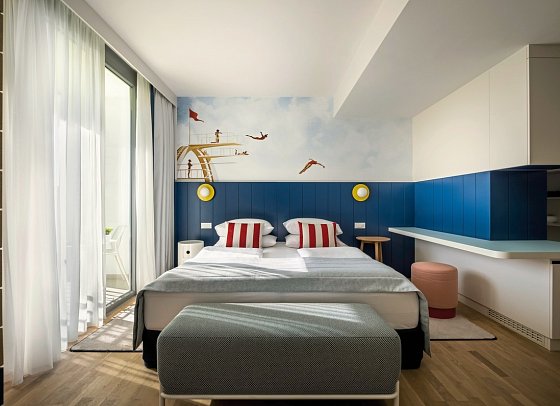 Falkensteiner Family Hotel Diadora - Wohnbeispiel Familienzimmer Deluxe (Zimmercodierungen FD1 & FDC)