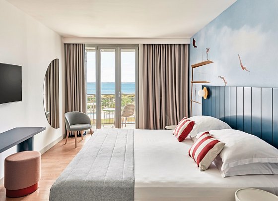Falkensteiner Family Hotel Diadora - Wohnbeispiel Suite Deluxe Meerseite (Zimmercodierung WDC)