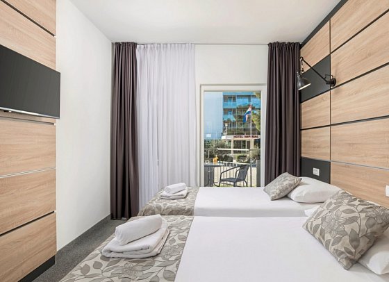 Hotel Imperial Vodice - Wohnbeispiel DZ Nebengebäude (Zimmercodierungen D1V & DC2)