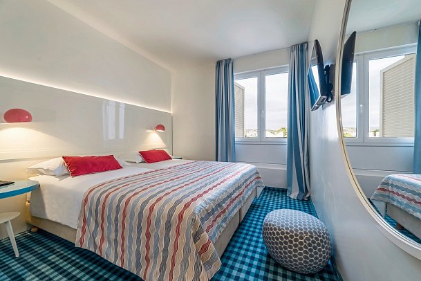 Amadria Park Kids Hotel Andrija - Wohnbeispiel Doppelzimmer Parkseite (Zimmercodierungen DB1 & DC2)