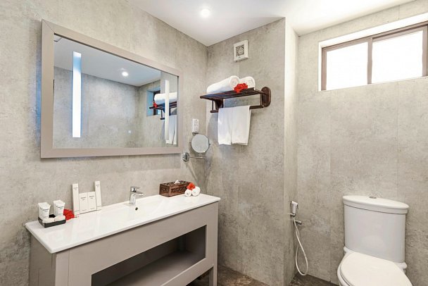 Nungwi Beach Resort by Turaco - Beispiel Bad (Zimmercodierungen DGG, D1N, D1M & UD2)