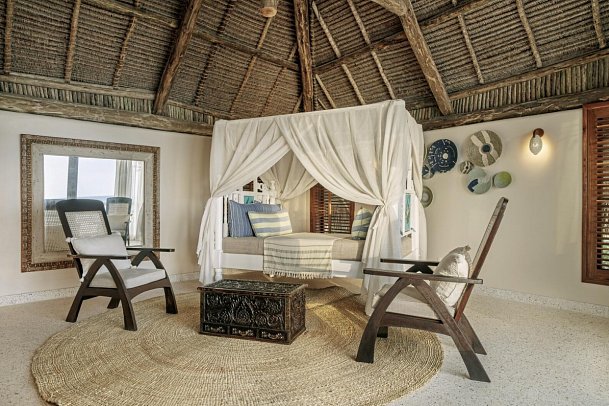 Matemwe Attitude - Wohnbeispiel Beach Front Villa (Zimmercodierungen VD3 & VH3)