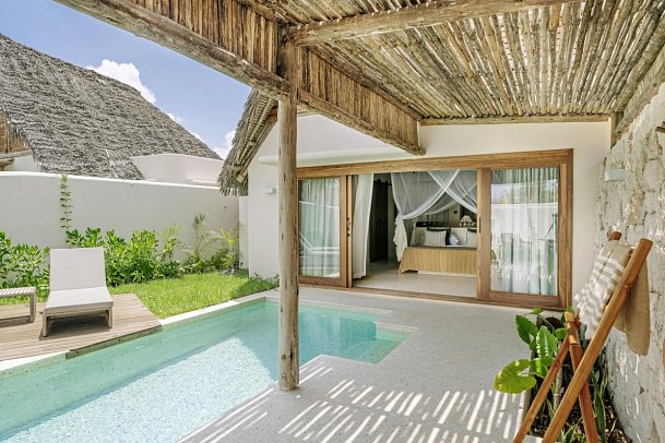 Matemwe Attitude - Wohnbeispiel Deluxe Villa Partial Sea View (Zimmercodierungen VD2 & VH2)