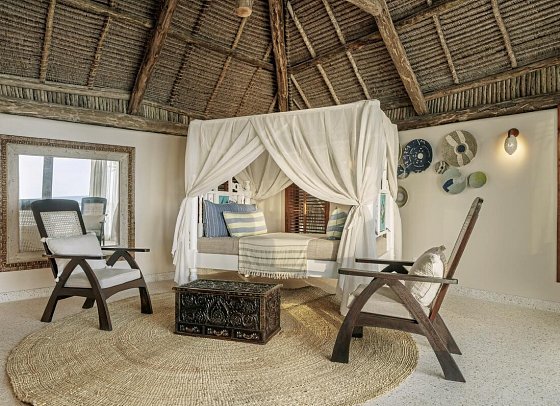 Matemwe Attitude - Wohnbeispiel Beach Front Villa (Zimmercodierungen VD3 & VH3)