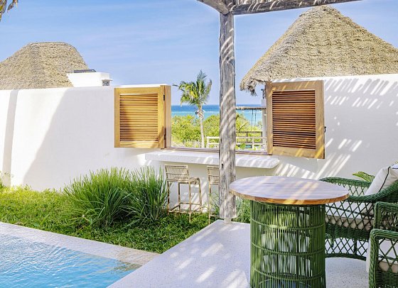 Matemwe Attitude - Wohnbeispiel Deluxe Villa Partial Sea View (Zimmercodierung VD2)